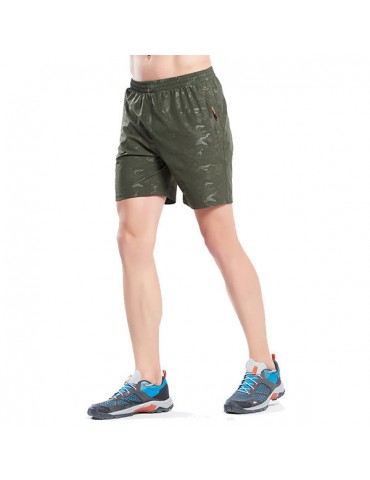 Mens Fashion Comfortable Quick-Dry Breathable Camo Sport Running Shorts
