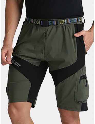 Mens Muti-Pockets Outdoor Shorts Water-repellent Tactical Pants Military Training Shorts