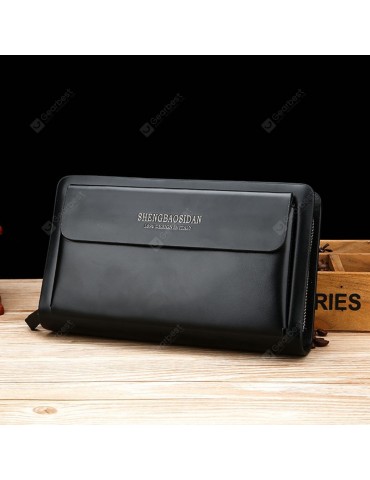 YAJIANMEI LS699 Men's Soft Handbag Business Tide Large Capacity Wallet