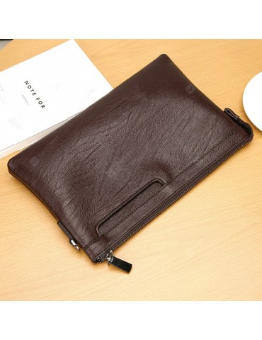 YAJIANMEI LS815 Men's Soft Large Capacity Business Handbag Envelope Bag Easy-match