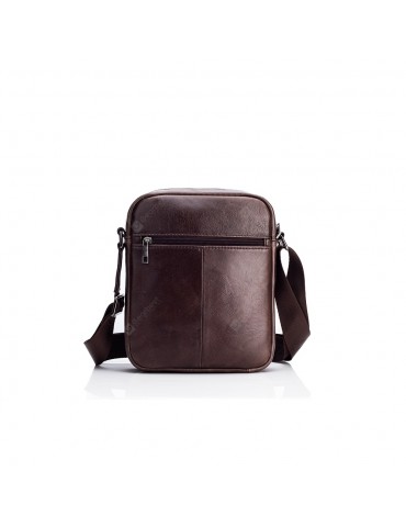 LAOSHIZILUOSEN Top Layer Leather Crossbody IPad Bag Men'S Fashion Trend Bag