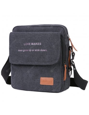 High-end Men's Casual Business Canvas Crossbody Bag