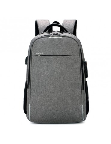 AUGUR Anti-theft USB Charging Port Travel Backpack