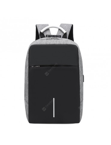 Men Leisure Laptop Backpack with USB Port