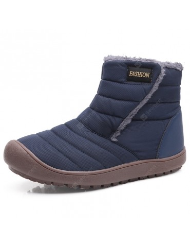 AILADUN Men's Winter Plus Velvet Warm Snow Boots Large Size Cotton Shoes