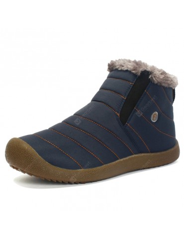 AILADUN Men's Simple Keep Warm Snow Boots Casual Outdoor Shoes Anti-collision Toe