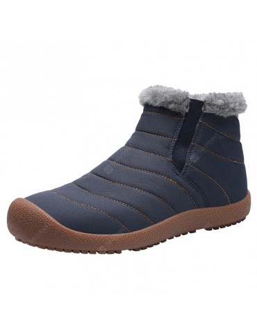 AILADUN Men's Plus Size Water-resistant Snow Boots
