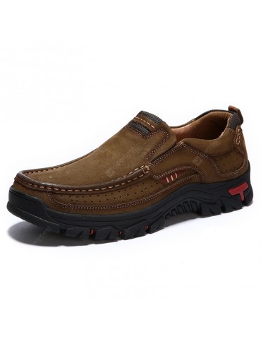 AILADUN Men Breathable Outdoor Sneaker Convenient Slip-on Hiking Shoes Durable