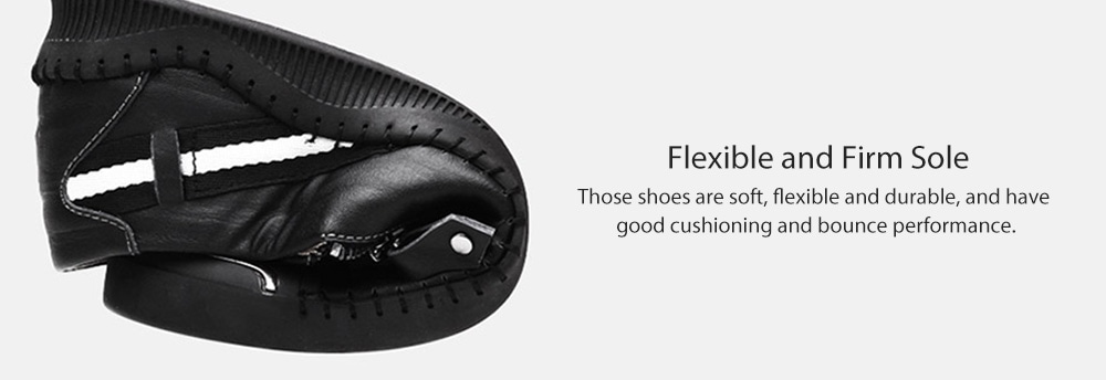 Leisure Anti-slip Soft Leather Loafer Shoes for Men- Black 40 Leisure Anti-slip Soft Leather Loafer Shoes for Men- Black 40