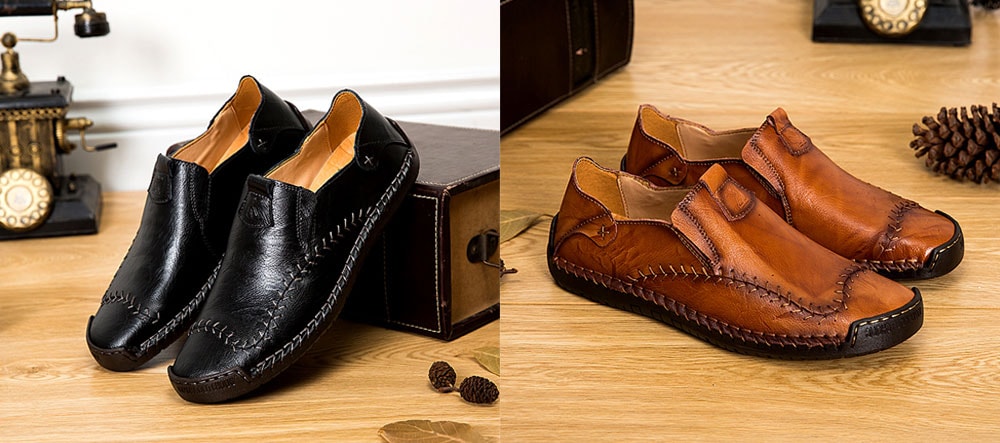 Male Fashionable Non-slip Durable Casual Shoes- Light Brown EU 42 Male Fashionable Non-slip Durable Casual Shoes- Light Brown EU 42