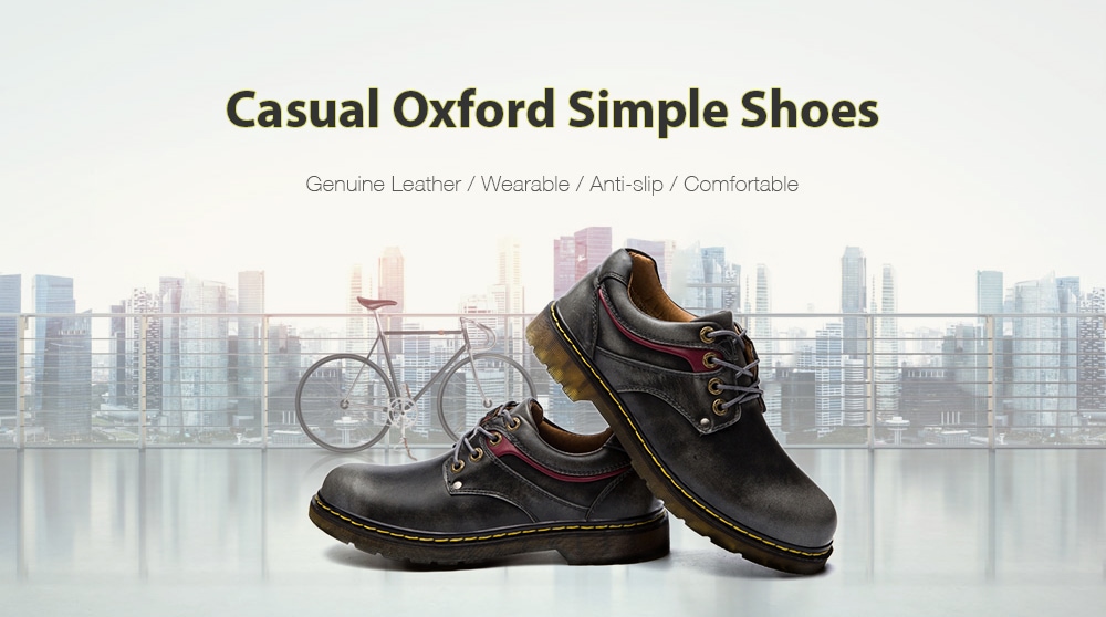 Casual Oxford Simple Shoes- Black EU 40 Casual Oxford Simple Shoes- Black EU 40