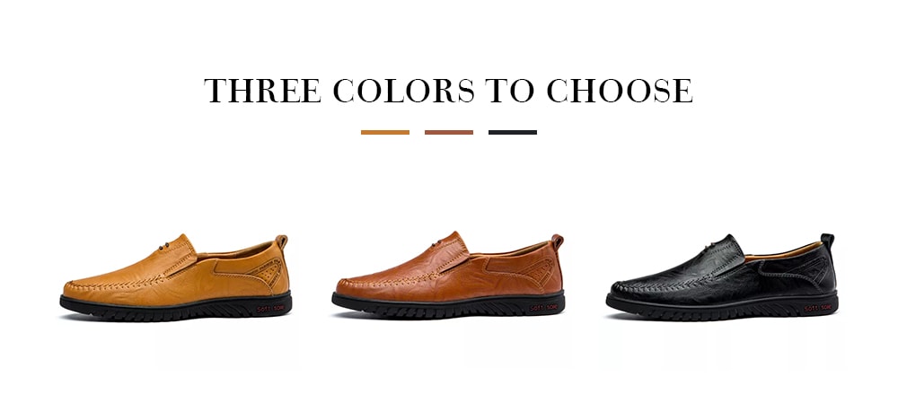 Split Leather Men Casual Shoes Fashion Top Quality Driving Moccasins- Black EU 40 Split Leather Men Casual Shoes Fashion Top Quality Driving Moccasins- Black EU 40