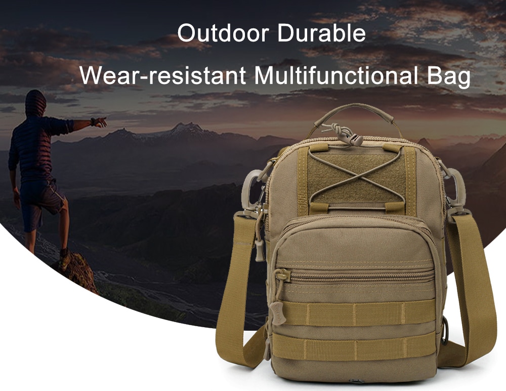 Durable Wear-resistant Waterproof Chest Bag- Black Durable Wear-resistant Waterproof Chest Bag- Black