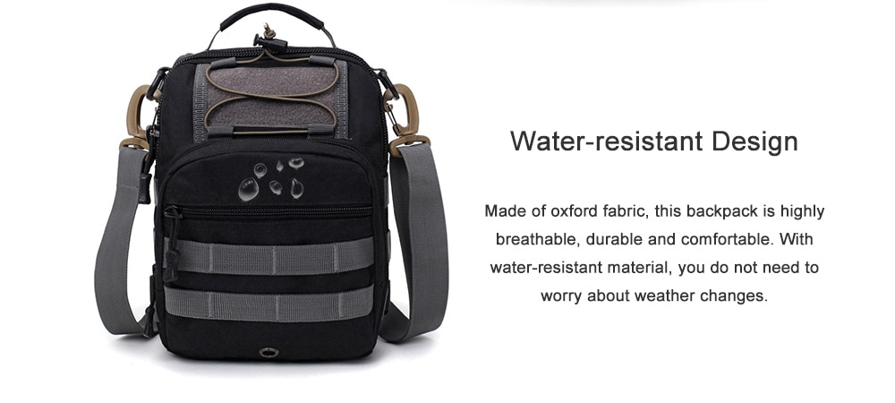 Durable Wear-resistant Waterproof Chest Bag- Black Durable Wear-resistant Waterproof Chest Bag- Black