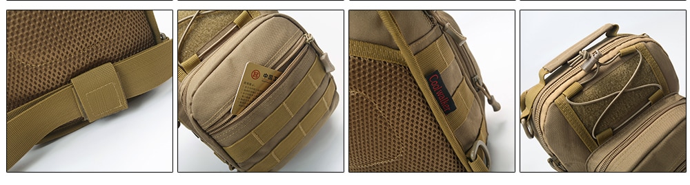 Durable Wear-resistant Waterproof Chest Bag- Black Durable Wear-resistant Waterproof Chest Bag- Black