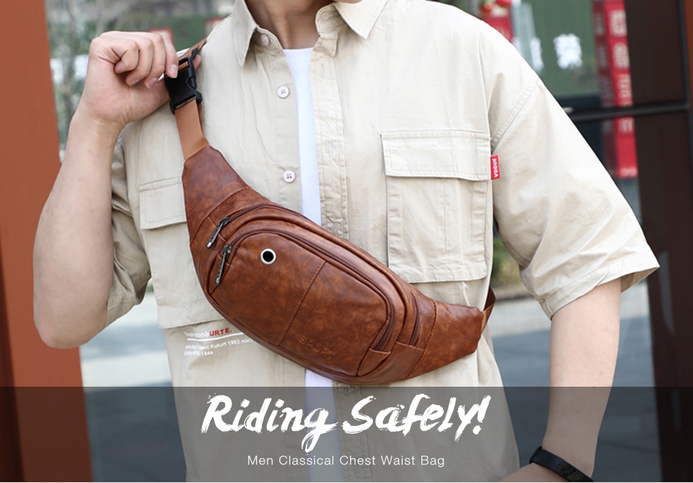 Men's Chest Pocket Solid Color Vintage- Brown Men's Chest Pocket Solid Color Vintage- Brown