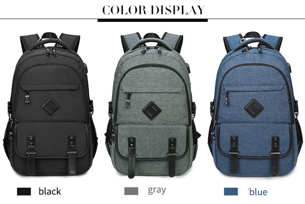 New Backpacks Men'S USB Oxford Waterproof Schoolbag Travel Computer Backpack- Black New Backpacks Men'S USB Oxford Waterproof Schoolbag Travel Computer Backpack- Black