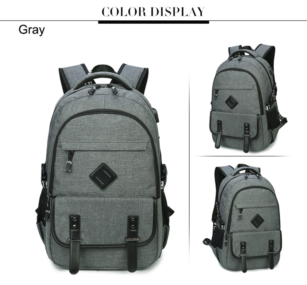New Backpacks Men'S USB Oxford Waterproof Schoolbag Travel Computer Backpack- Black New Backpacks Men'S USB Oxford Waterproof Schoolbag Travel Computer Backpack- Black