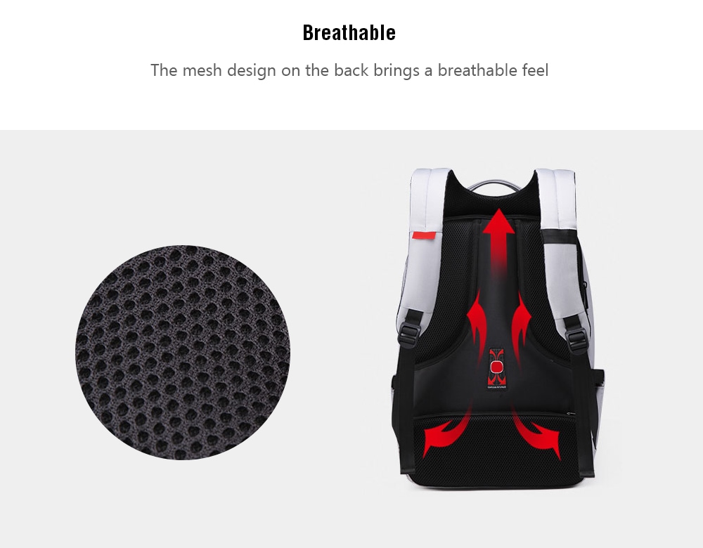 Tigernu Anti-theft Durable Leisure Backpack- Black Tigernu Anti-theft Durable Leisure Backpack- Black