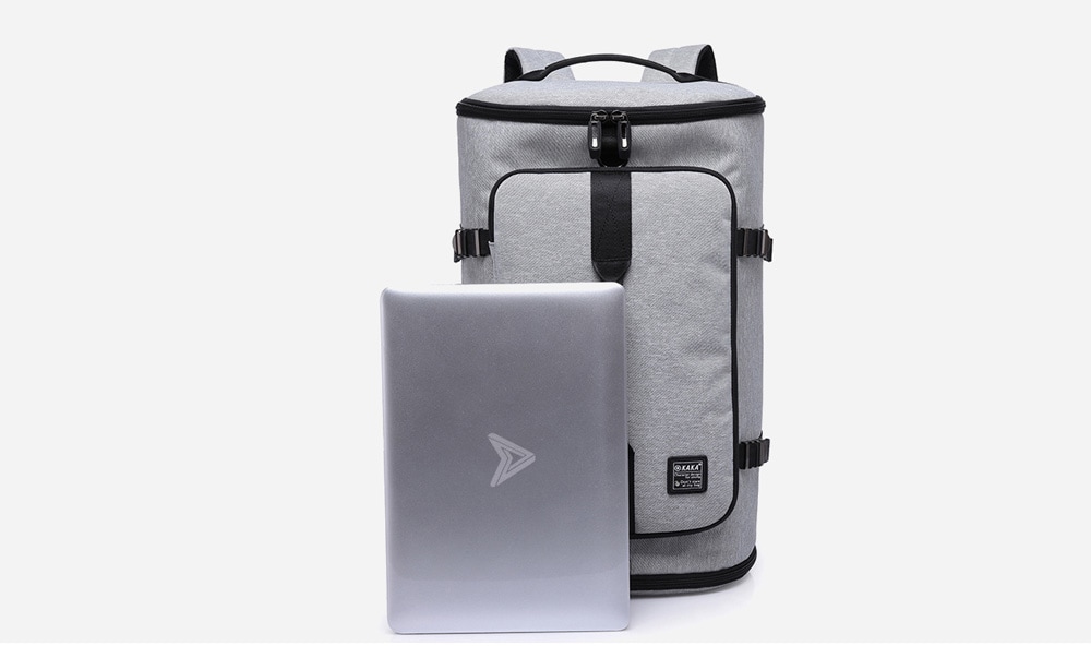 Kaka Trendy Multifunctional Large Capacity Travel Laptop Backpack- Light Gray Kaka Trendy Multifunctional Large Capacity Travel Laptop Backpack- Light Gray
