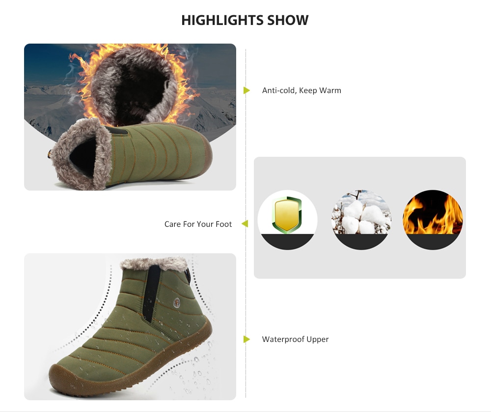 AILADUN Men's Simple Keep Warm Snow Boots Casual Outdoor Shoes Anti-collision Toe - Blue EU 44 AILADUN Men's Simple Keep Warm Snow Boots Casual Outdoor Shoes Anti-collision Toe - Blue EU 44