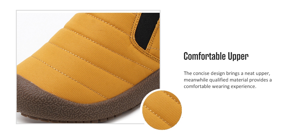 Men's Warm Waterproof Short Boots Furry Winter Shoes Anti-collision Toe- Deep Blue EU 42 Men's Warm Waterproof Short Boots Furry Winter Shoes Anti-collision Toe- Deep Blue EU 42