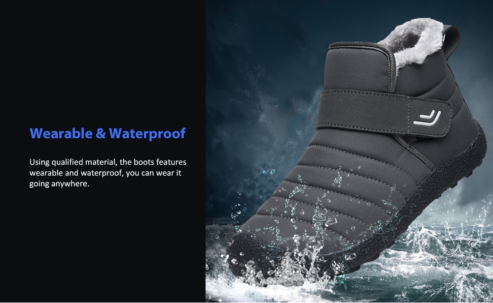 AILADUN Men Mid-high Keep Warm Snow Boots Large Size Casual Outdoor Shoes- Black EU 42 AILADUN Men Mid-high Keep Warm Snow Boots Large Size Casual Outdoor Shoes- Black EU 42