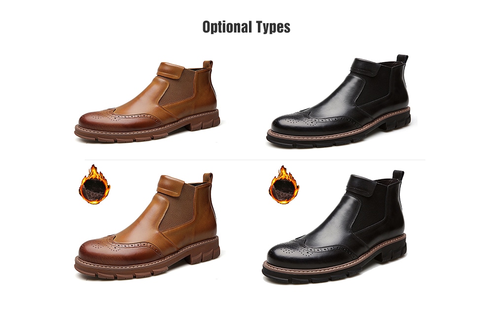 AILADUN Men Breathable Thick Bottom Short Boots Casual British Style Holes Shoes- Cinnamon EU 43 AILADUN Men Breathable Thick Bottom Short Boots Casual British Style Holes Shoes- Cinnamon EU 43