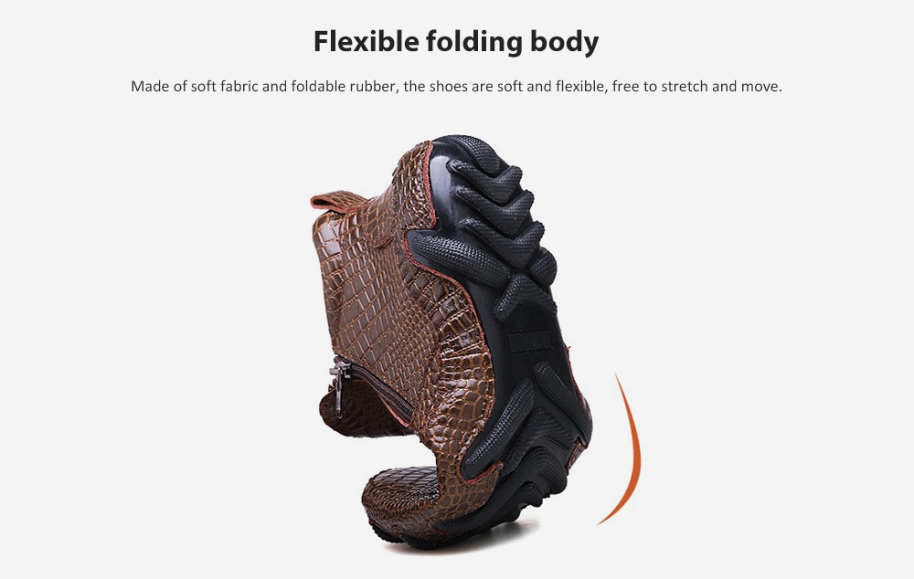 AILADUN Men's Large Size High Top Casual Crocodile Pattern Shoes- Black EU 47 AILADUN Men's Large Size High Top Casual Crocodile Pattern Shoes- Black EU 47