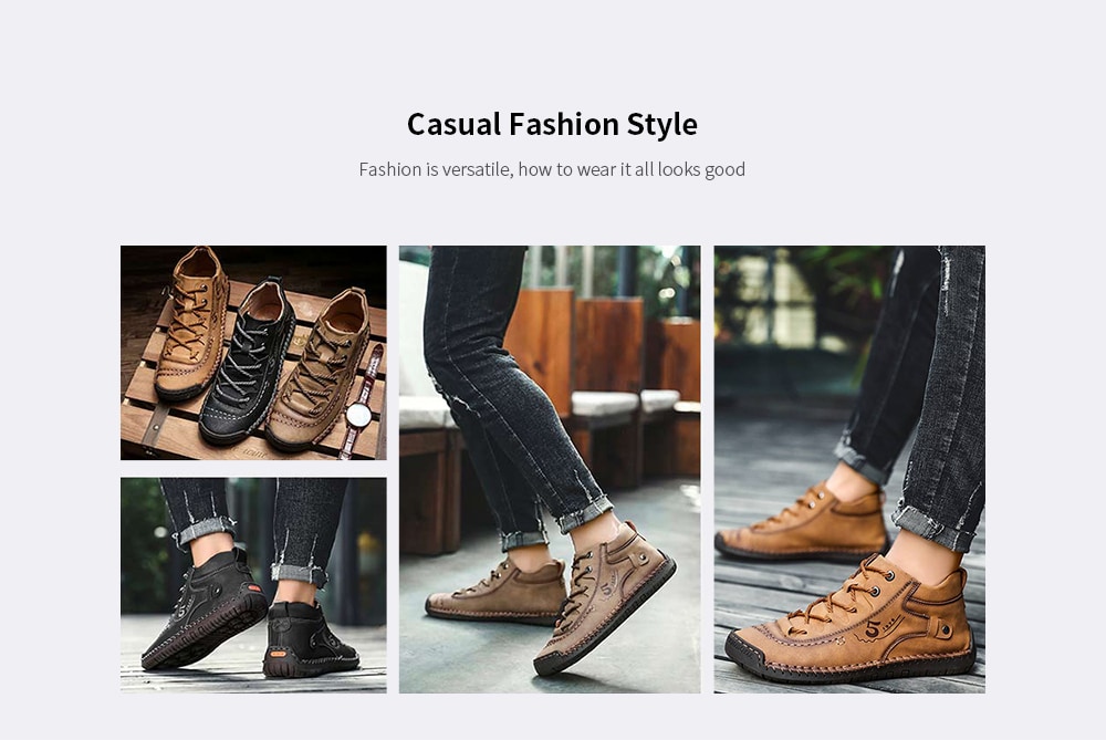 Super Fiber Large Size Breathable Men Outdoor Casual Shoes- Golden brown EU 41 Super Fiber Large Size Breathable Men Outdoor Casual Shoes- Golden brown EU 41