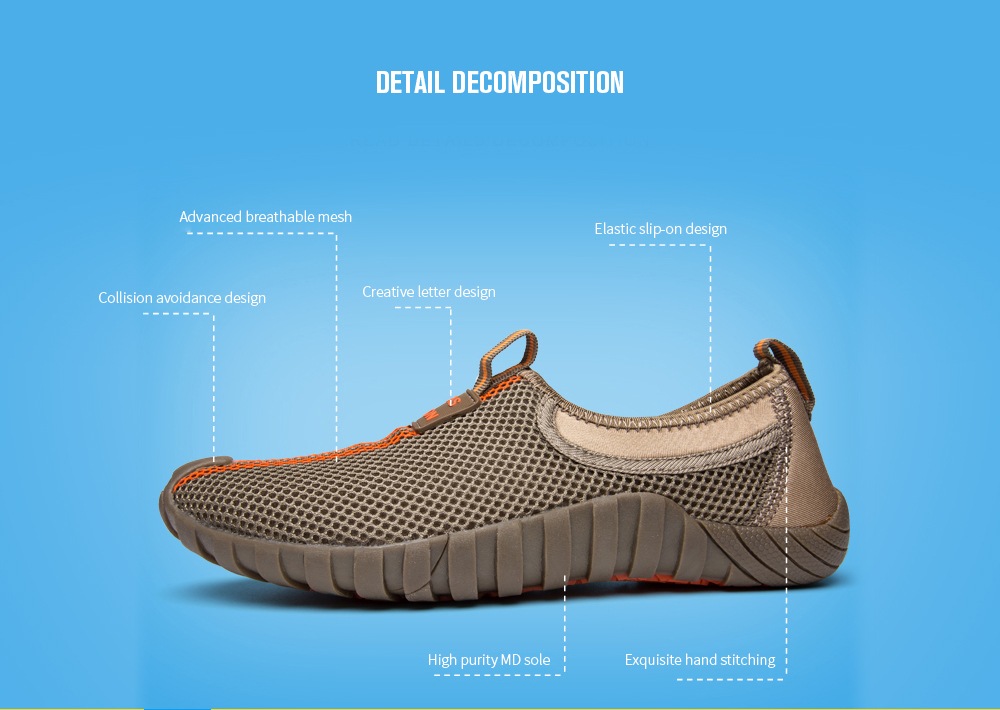 AILADUN Men's Mesh Fabric Slip-on Casual Shoes Ultra Light Breathable- Army Green EU 42 AILADUN Men's Mesh Fabric Slip-on Casual Shoes Ultra Light Breathable- Army Green EU 42