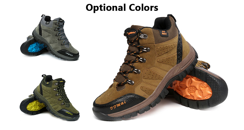 Outdoor Anti-slip Comfortable Casual Couple Hiking Shoes- Army Green 43 Outdoor Anti-slip Comfortable Casual Couple Hiking Shoes- Army Green 43