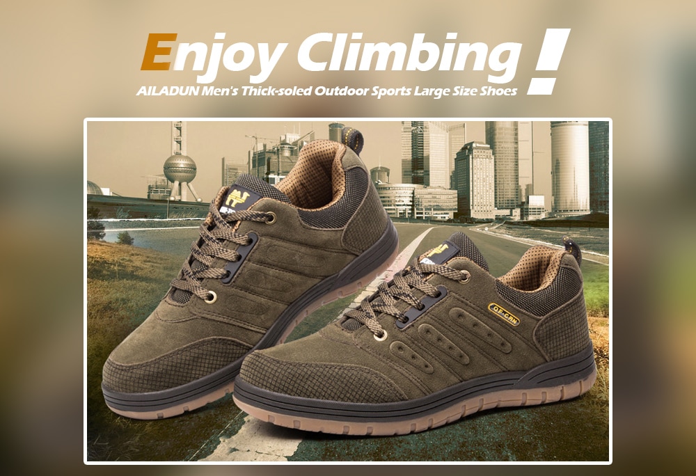 AILADUN Men's Shoes Low Cut Outdoor Sports Shoes Lace-up- Dark Green EU 43 AILADUN Men's Shoes Low Cut Outdoor Sports Shoes Lace-up- Dark Green EU 43