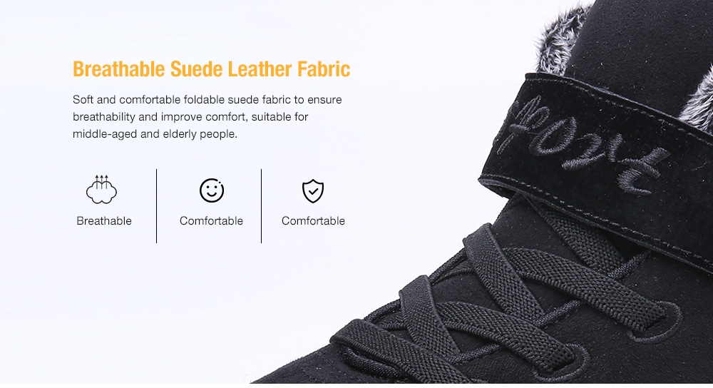 Men's Winter Suede Cotton Boots Round Toe Hiking Shoes- Deep Blue EU 41 Men's Winter Suede Cotton Boots Round Toe Hiking Shoes- Deep Blue EU 41