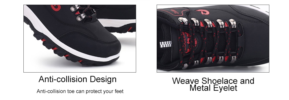 Outdoor Comfortable Anti-slip Leisure Hiking Shoes for Men- Black 40 Outdoor Comfortable Anti-slip Leisure Hiking Shoes for Men- Black 40
