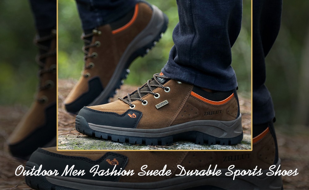 Outdoor Fashion Shock-absorbing Sneakers for Men- Blueberry Blue EU 40